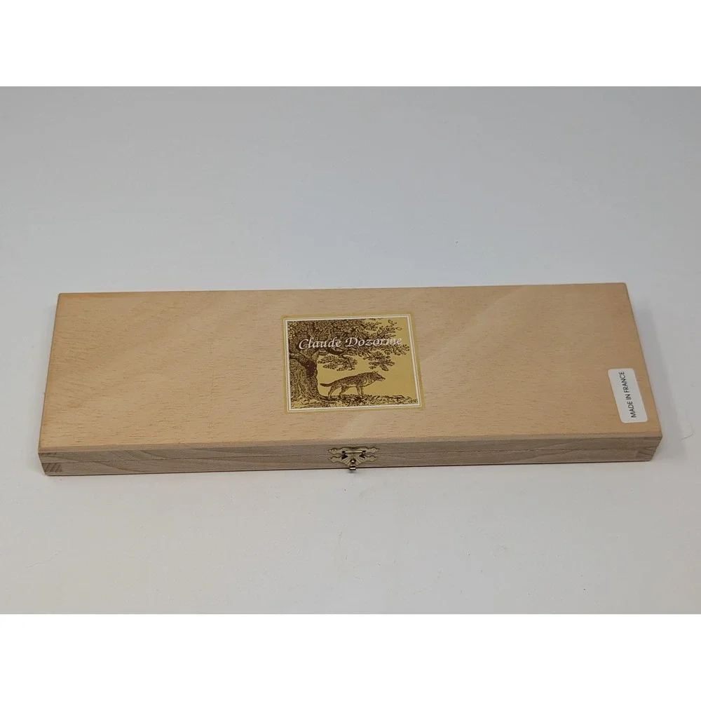 Claude Dozorme Laguiole Cake Server Blue Handle France Stainless Steel Boxed‎